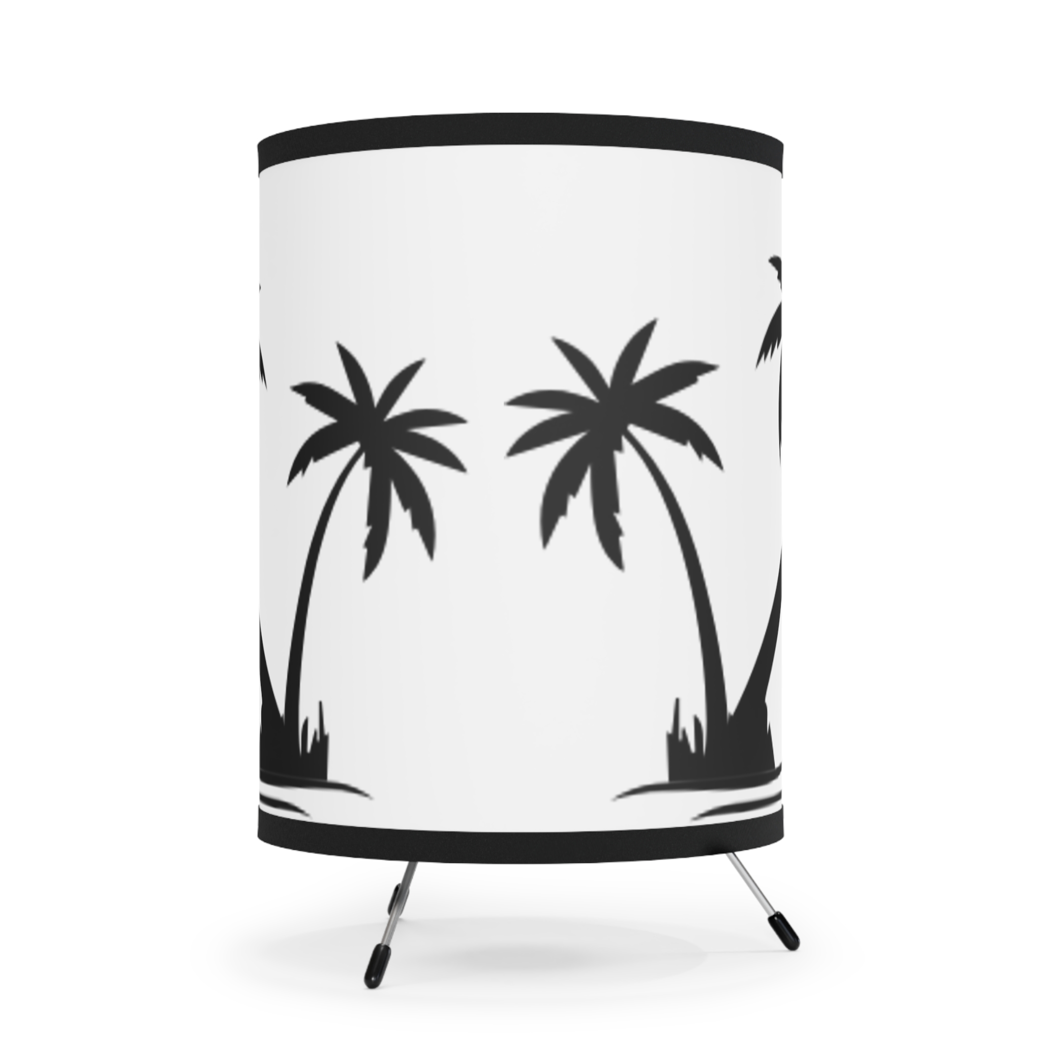 Tropical Tripod Lamp, Palm Tree Decor, Living Room Lighting, Bedroom Accent, Eco-Friendly Home Decor, Unique Gift Idea - Image 4