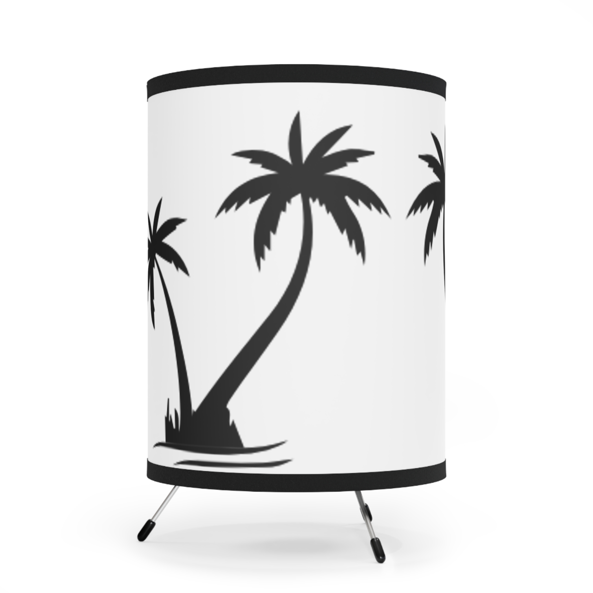 Tropical Tripod Lamp, Palm Tree Decor, Living Room Lighting, Bedroom Accent, Eco-Friendly Home Decor, Unique Gift Idea - Image 2