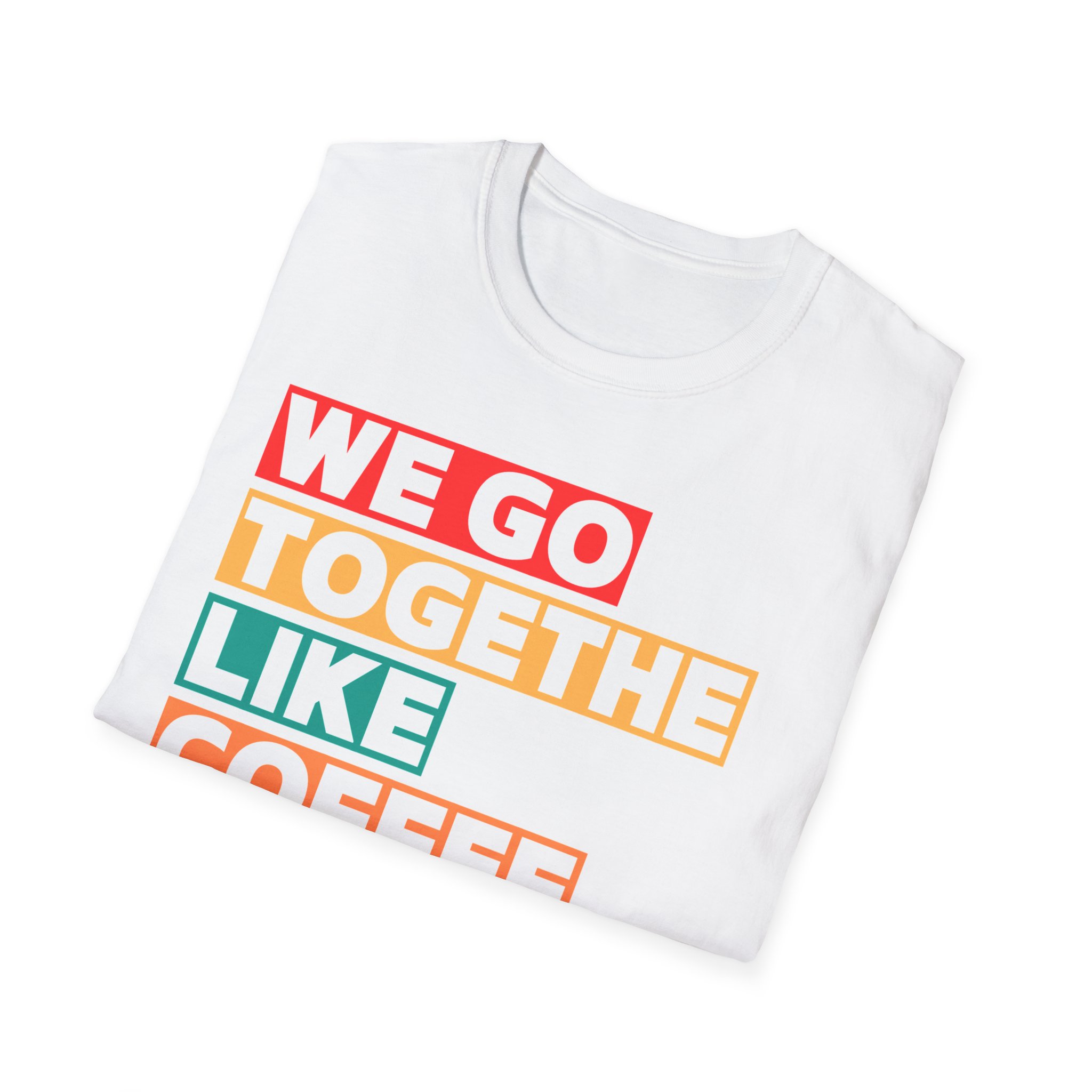 Coffee & Morning Unisex T-Shirt, Cute Couple Gift, Coffee Lover Tee, Relationship Humor Shirt, Everyday Wear - Image 4